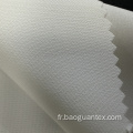 Textile mélangée en polyester à pontage doux
